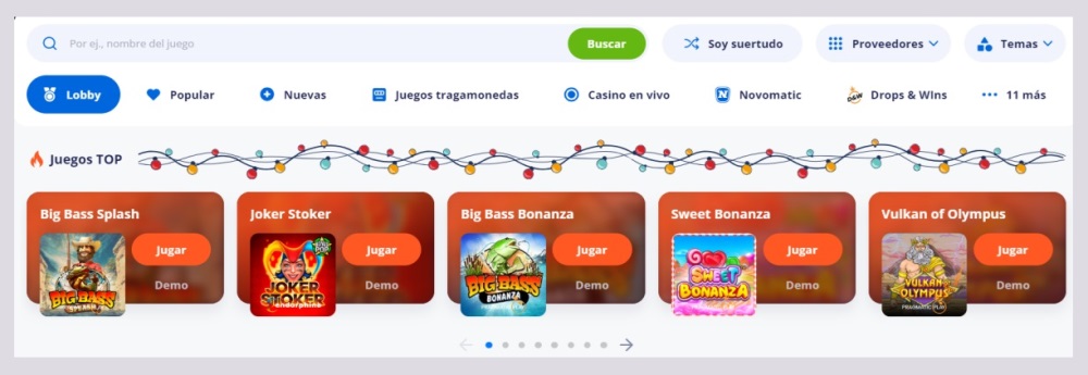 Juegos Vulkan Vegas